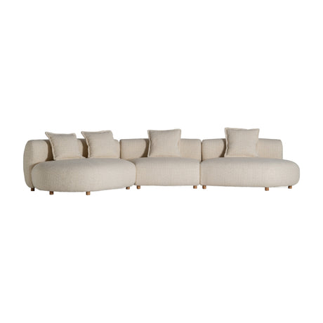   Modern European furniture - Beige Chunky Modular Sofa - www.oroa.com | Oroa.com