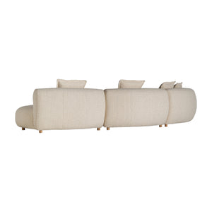   Beige Chunky Modular Sofa | Oroa.com