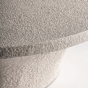   Beige Cement Round Coffee Table | Oroa.com
