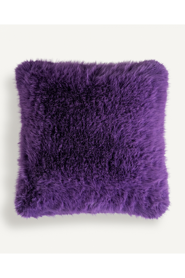 Purple Furry Cushion | Vical Home Tropez | Oroa.com