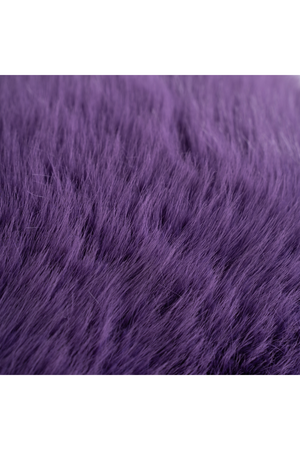   Purple Furry Cushion | Oroa.com