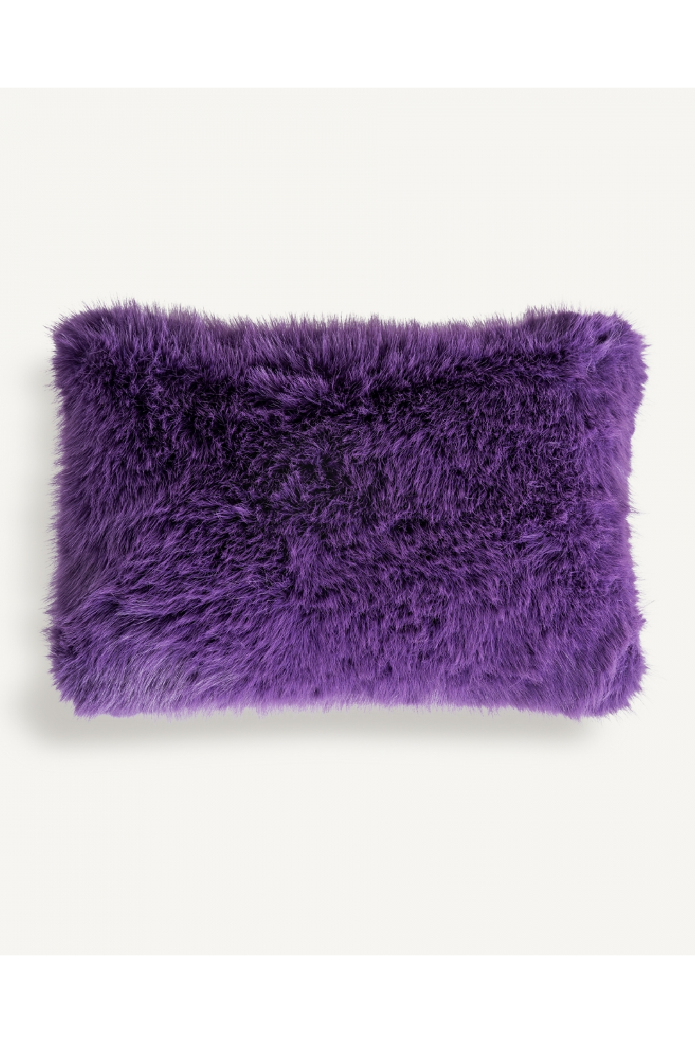  Purple Furry Cushion | Oroa.com