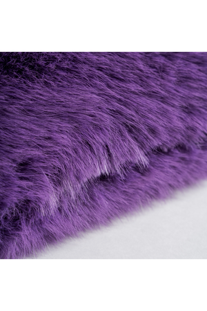   Purple Furry Cushion | Oroa.com