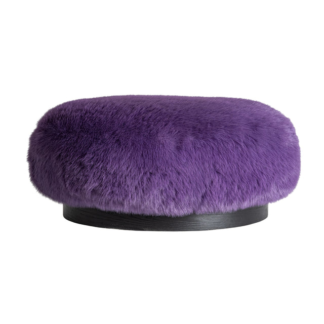 Modern European furniture - Round Purple Ottoman - www.oroa.com