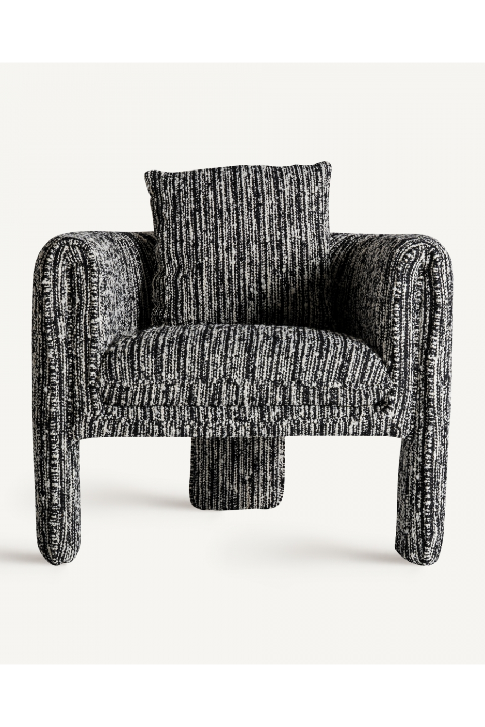Marbled Black Accent Armchair | Vical Home Kostov | Oroa.com