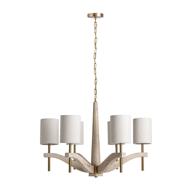 Modern European furniture - Beige Marble Chandelier - www.oroa.com