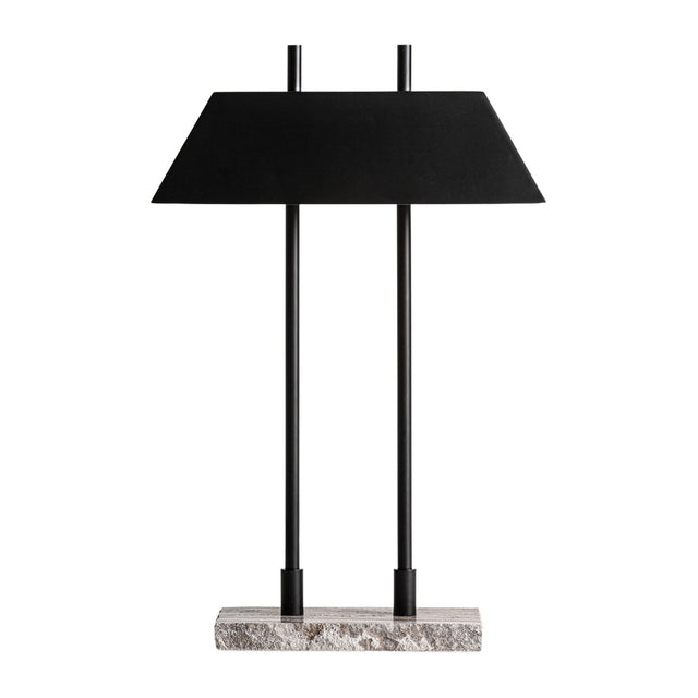 Modern European furniture - Matte Black Table Lamp - www.oroa.com