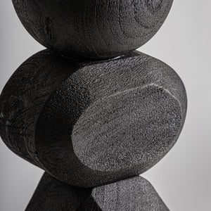   Modern European furniture - Black Mango Wood Table Lamp - www.oroa.com | Oroa.com