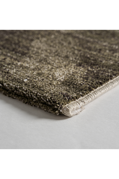 Green Abstract Print Rug 11' x 7'8" | Vical Home Dunia | Oroa.com