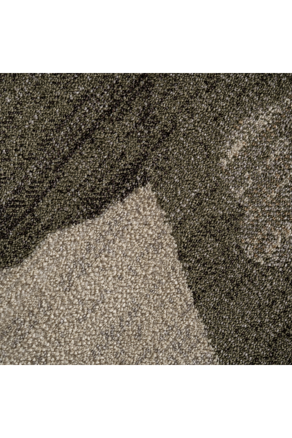 Green Abstract Print Rug 11' x 7'8" | Vical Home Dunia | Oroa.com