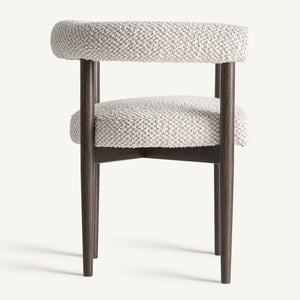   Ash Framed Curve Accent Chair | Oroa.com