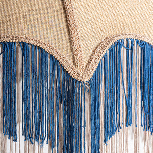   Modern European furniture - Beige Jute Fringed Pendant Lamp - www.oroa.com | Oroa.com