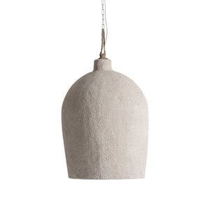   Beige Suar Wood Pendant Lamp | Oroa.com