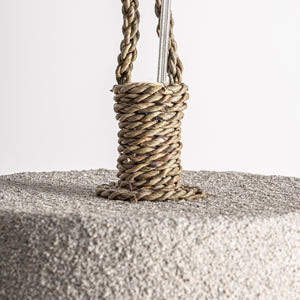   Textured Suar Wood Pendant Light | Oroa.com