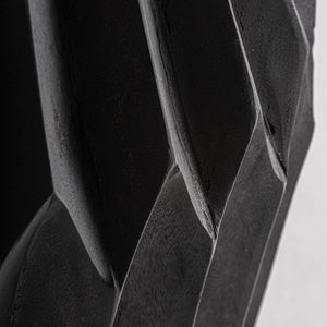   Black Wooden Faceted Side Table | Oroa.com