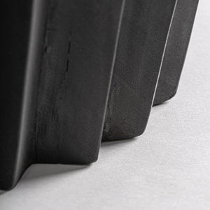   Black Wooden Faceted Side Table | Oroa.com