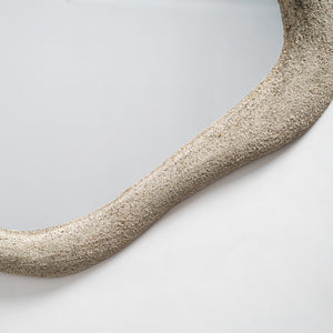   Cream Organic-Shaped Mirror | Oroa.com