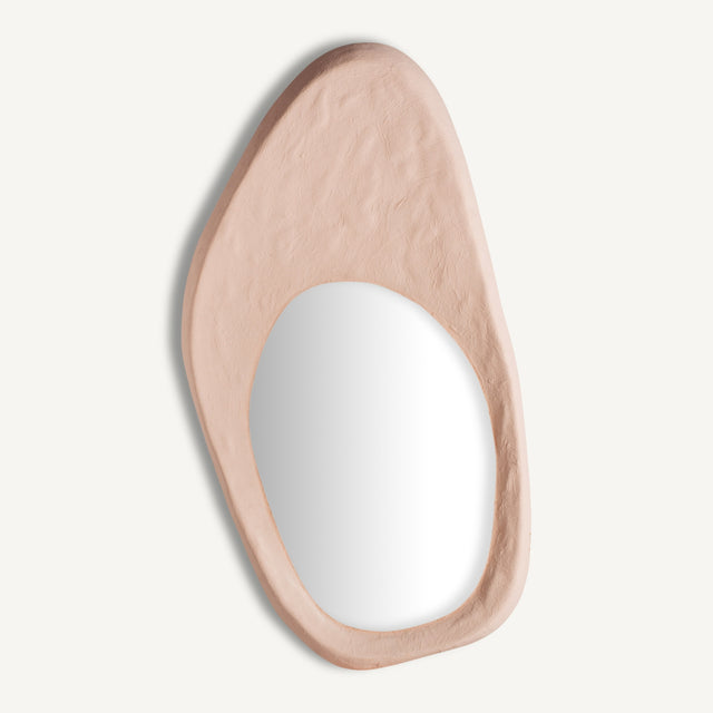 Modern European furniture - Pink Organic-Shaped Mirror - www.oroa.com