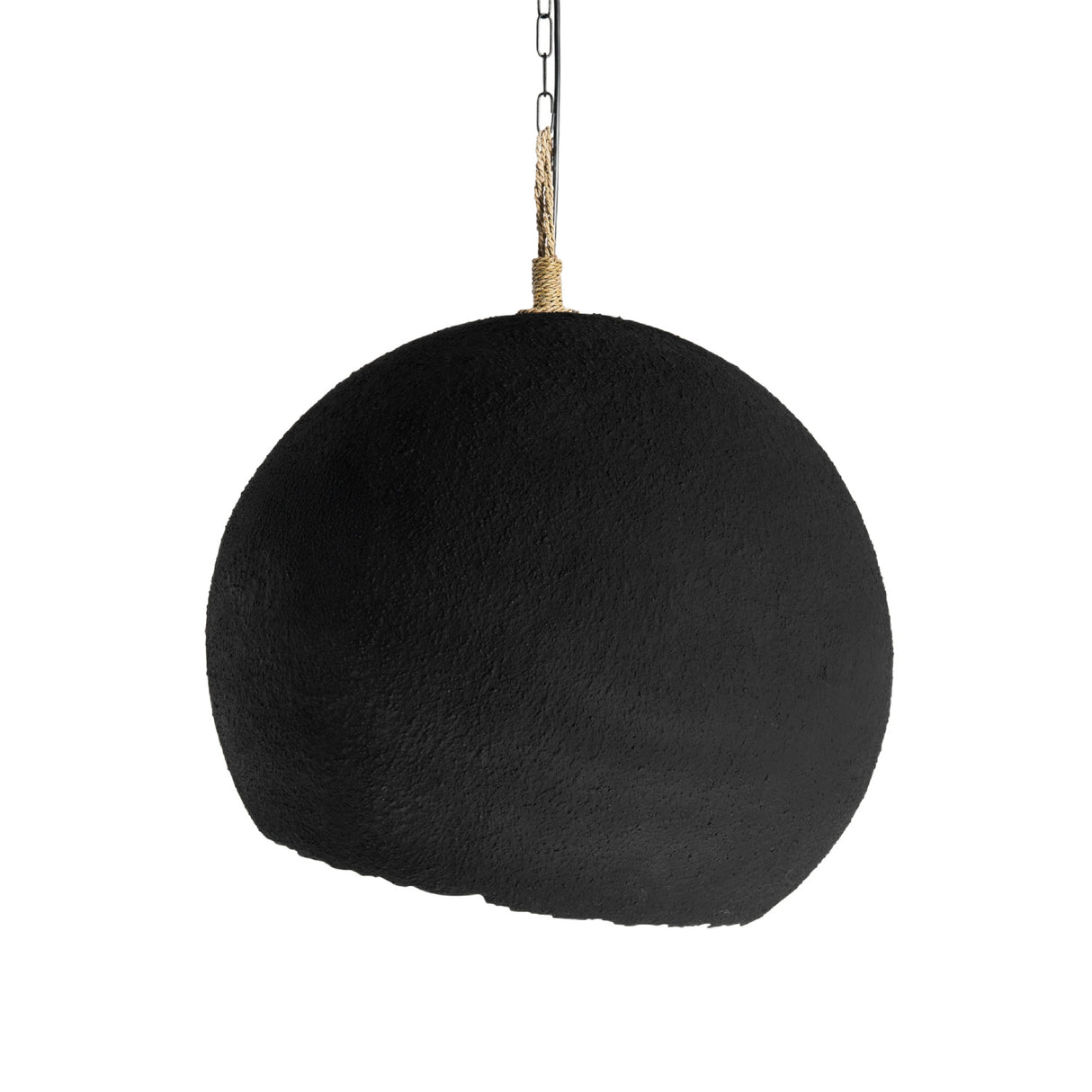   Black Rounded Pendant Lamp | Oroa.com