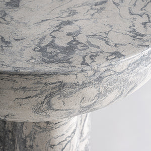   Gray Terrazzo Round Side Table | Oroa.com