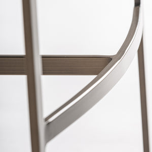   Gray Cotton Counter Stool | Oroa.com