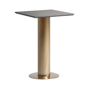   Black Porcelain Square Bar Table | Oroa.com