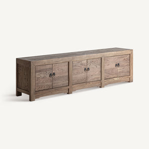   Pine Wood 6-Door TV Stand | Oroa.com
