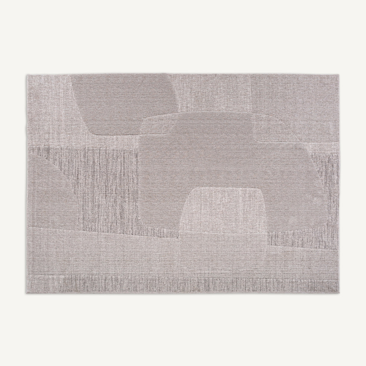   Neutral-Toned Relief Carpet 9.5' x 6.5' | Oroa.com