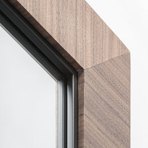   Brown Walnut Mirror | Oroa.com