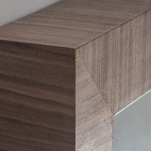   Brown Walnut Mirror | Oroa.com