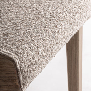   Beige Cutout Back Dining Chair | Oroa.com