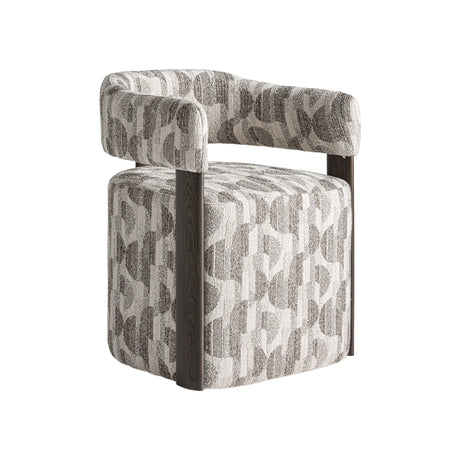   Modern European furniture - Gray Printed Accent Chair - www.oroa.com | Oroa.com