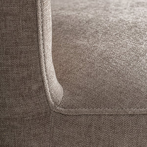   Modern European furniture - Beige Chenille Swivel Chair - www.oroa.com | Oroa.com