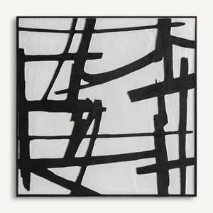  Black Paint Contemporary Wall Art | Oroa.com