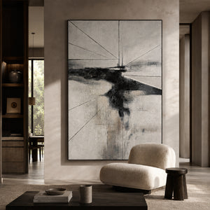   Neutral-Toned Abstract Wall Art | Oroa.com