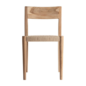   Modern European furniture - Natural Teak Dining Chairs (2) - www.oroa.com | Oroa.com