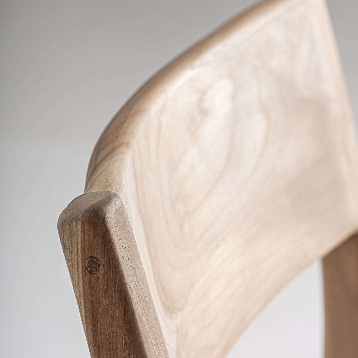   Modern European furniture - Natural Teak Dining Chairs (2) - www.oroa.com | Oroa.com