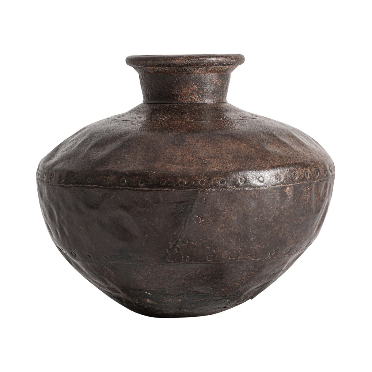   Brown Iron Antique Vase | Oroa.com