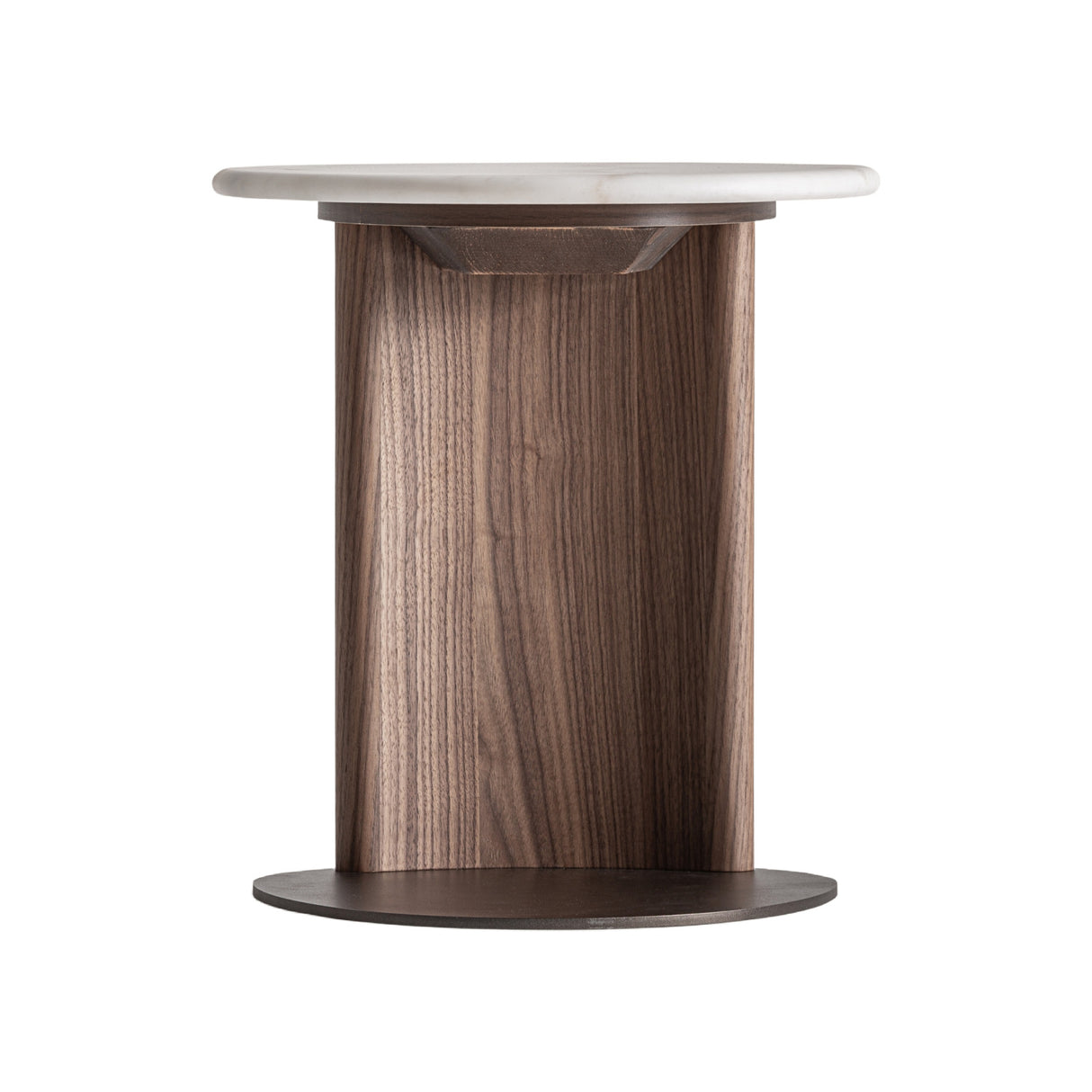   White Marble Round Side Table | Oroa.com