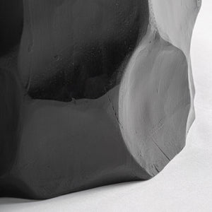   Black Suar Wood Carved Stool | Oroa.com