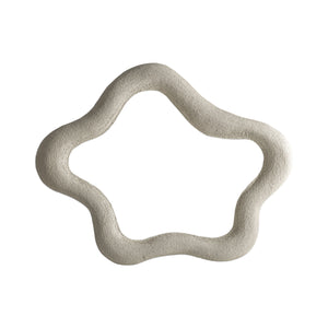   Beige Organic-Shaped Mirror | Oroa.com