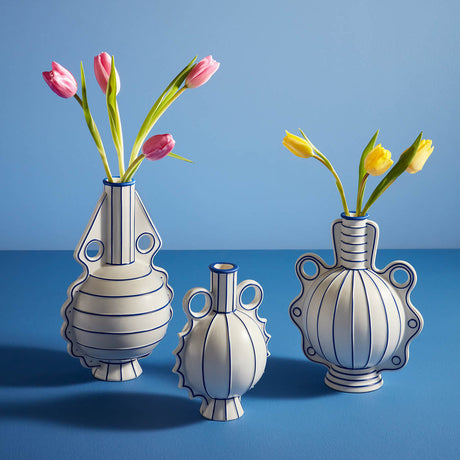 Matte White Porcelain Vase L | Jonathan Adler Venezia | Oroa.com
