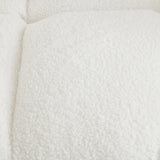 White Upholstered Rocking Chair | OROA
