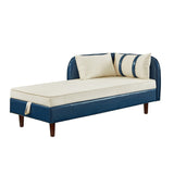 Velvet Chaise Lounge Sofa | OROA