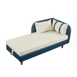 Velvet Chaise Lounge Sofa | OROA