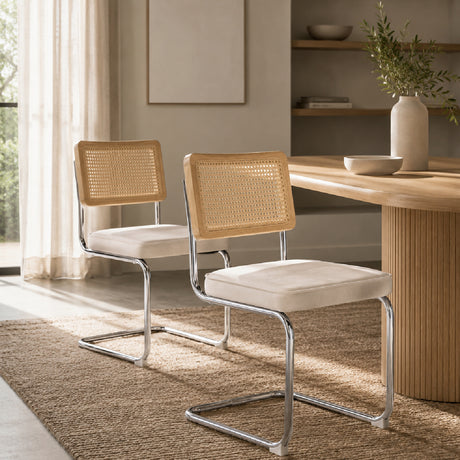 Mid Century Modern Dining Chairs (2) | OROA