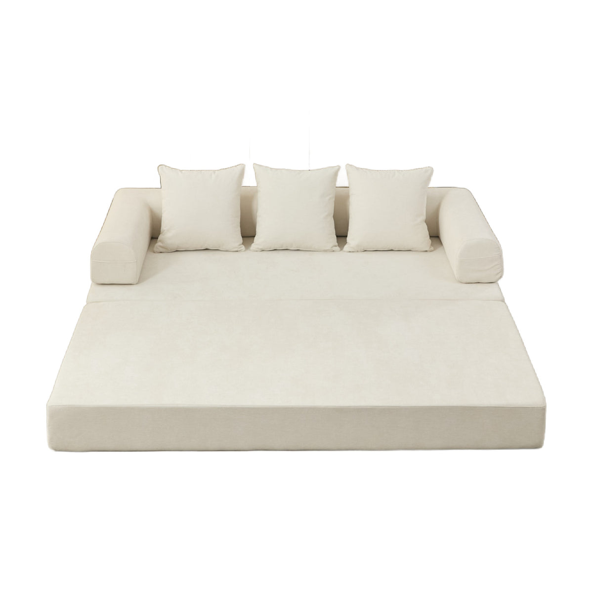Chenille Upholstered Sofa Bed | OROA