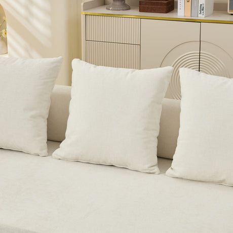 Chenille Upholstered Sofa Bed | OROA