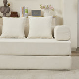 Chenille Upholstered Sofa Bed | OROA