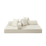 Chenille Upholstered Sofa Bed | OROA